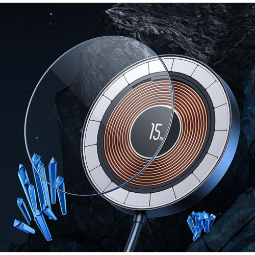 Caricabatterie Wireless MAGNETICO in Alluminio