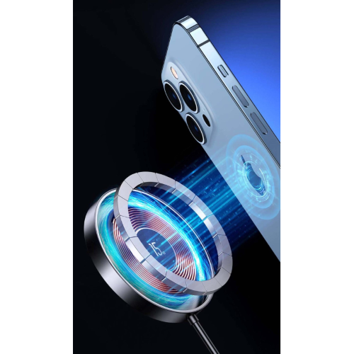 Caricabatterie Wireless MAGNETICO in Alluminio