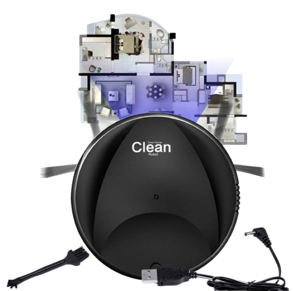 ROBOT ASPIRAPOLVERE LAVA PAVIMENTI PER PULIZIA 5 IN 1 LUCIDA DISINFETTA LUCE UV