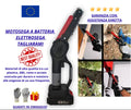 MOTOSEGA A BATTERIA 48V 6 e 8 POLLICI LUBRIFICATA OLIO ELETTROSEGA TAGLIARAMI