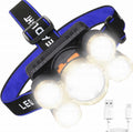 LAMPADA TORCIA LED RICARICABILE ULTRA POTENTE FRONTALE SPORT ESTATE INVERNO