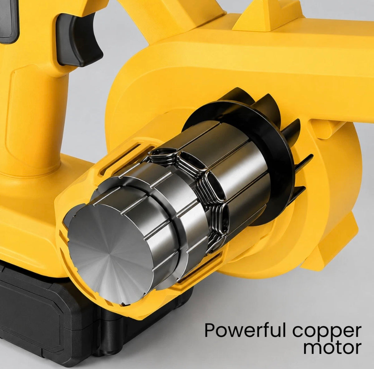 SOFFIATORE A BATTERIA 2 BATTERIE SOFFIAFOGLIE 6 VELOCITÀ GIARDINO PORTATILE