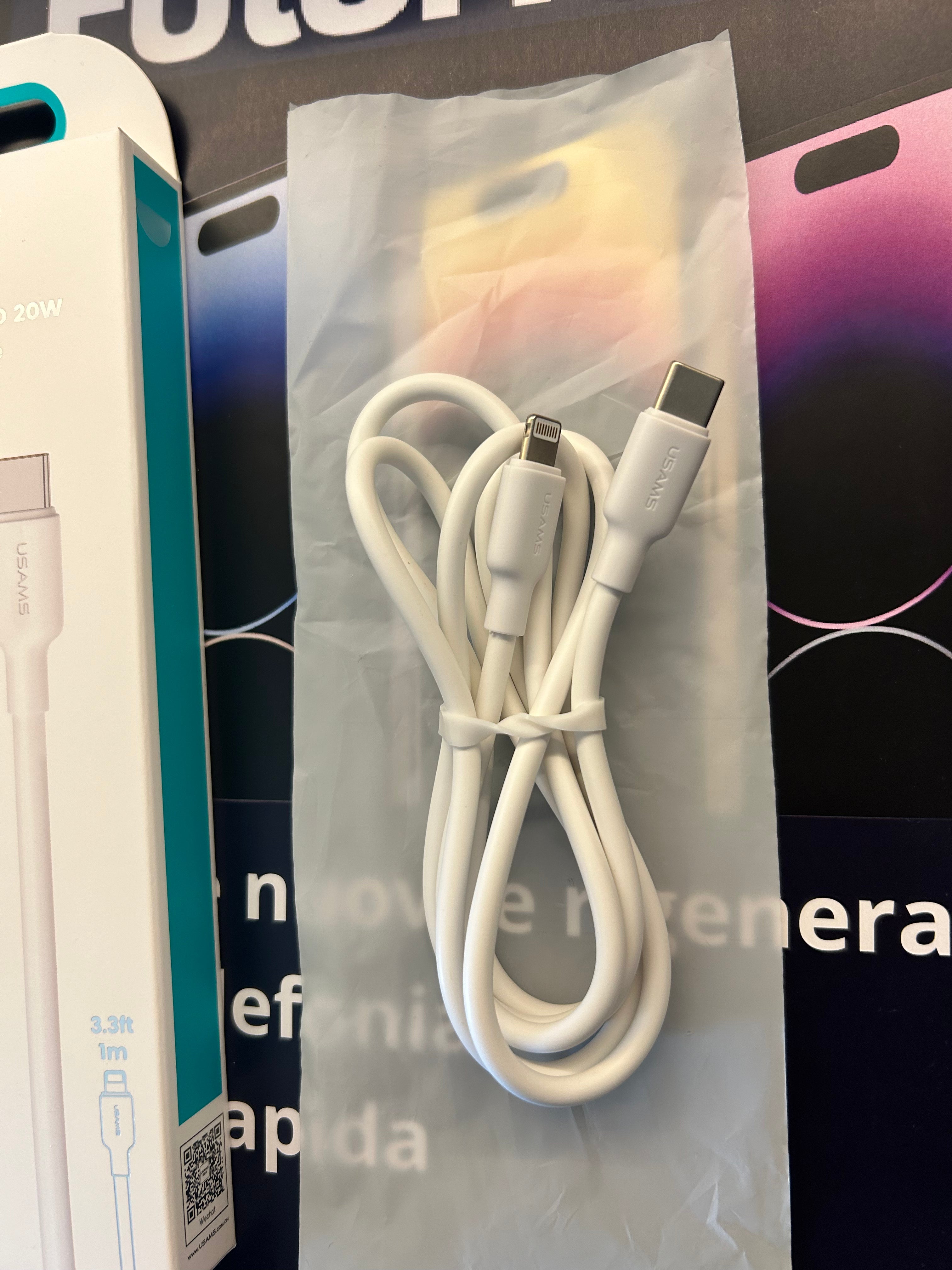 Cavo di ricarica a carica veloce Type-C / Lightning USAMS