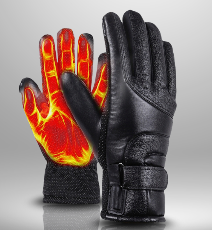 GUANTI INVERNALI MOTO SCOOTER SCI SPORT IMPERMEABILI RISCALDANTI CON PROTEZIONE