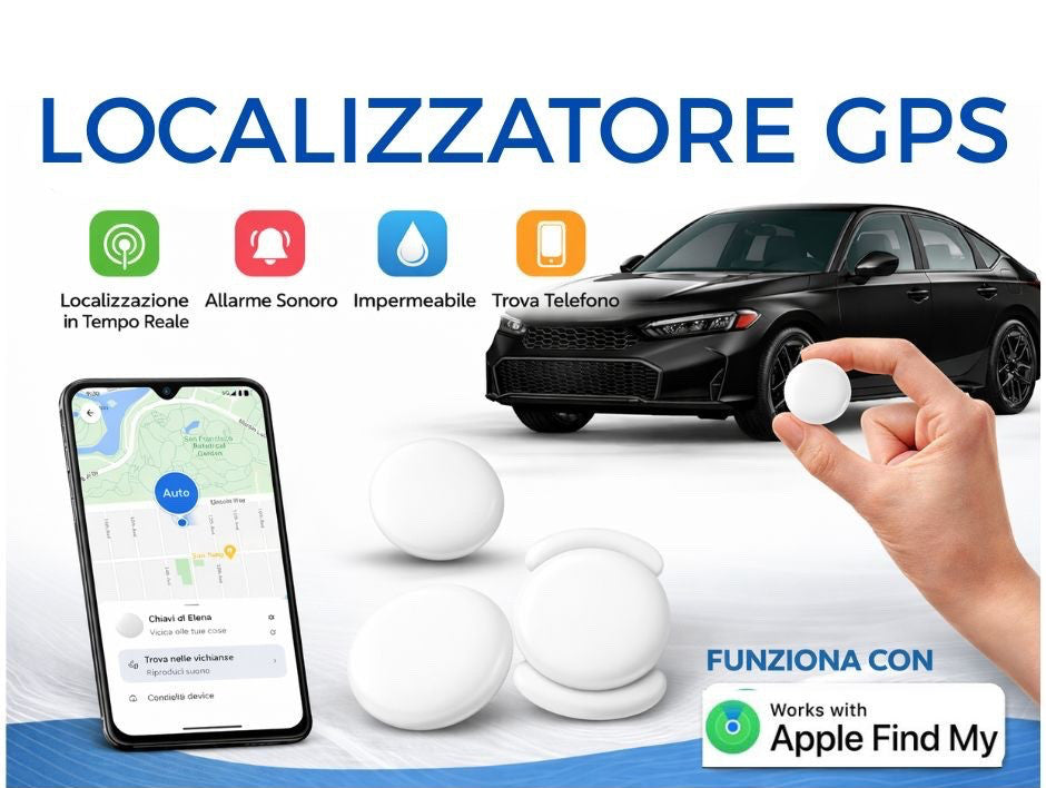LOCALIZZATORE SATELLITARE GPS TRACKER AUTO MOTO SCOOTER GOMMONE